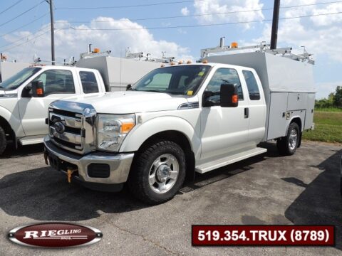 2014 Ford F350 Utility Truck EXT Cab High Body
